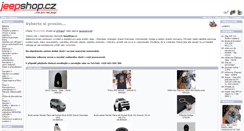 Desktop Screenshot of jeepshop.cz