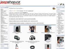 Tablet Screenshot of jeepshop.cz
